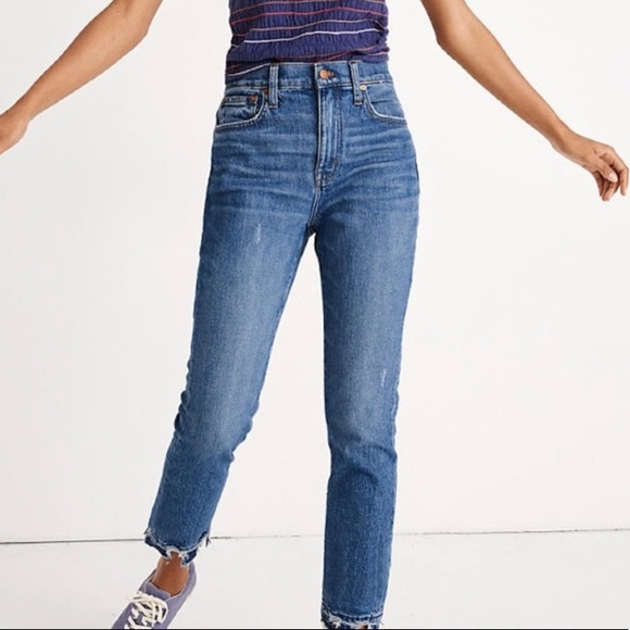 Madewell Denim - Madewell High Rise Slim Boyjean, 26 (fits like 27)